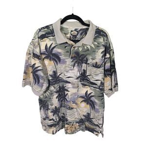 Tommy Bahama Men’s Island Sailing Theme Cotton Short Sleeve Polo Shirt Men's Siz